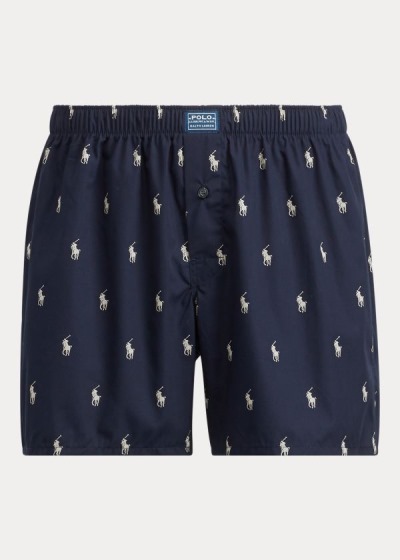 Boxer Polo Ralph Lauren Hombre Azul Marino - Allover Pony - SQZKG2718